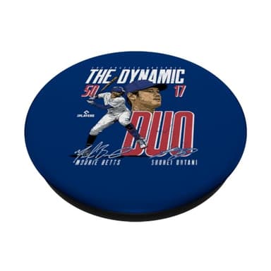 Mookie Betts & Shohei Ohtani | LA MLB Players | MLBDDUO3002 PopSockets Adhesive PopGrip - Image 2