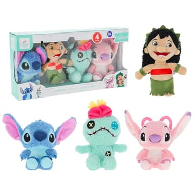 KIDS PREFERRED Disney Baby Lilo & Stitch 4 Piece Cuteeze Gift Set Plush Collector Set of Stuffed Animals, Lilo and Stitch Toys for Infants & Toddlers - Image 1