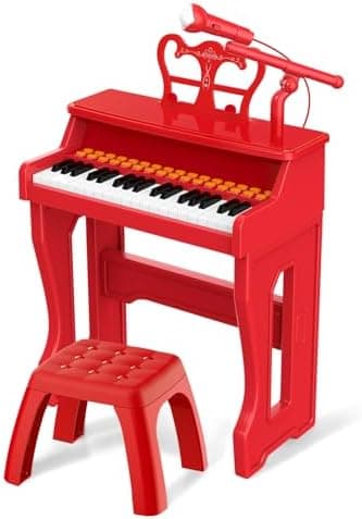 Toy Pianos for Kids Ages 3-7 - Children's Musical Keyboard for Beginners Boys Girls Birthday Gift Learning Piano 37 Keys 4 5 6 8 Years Old Girls and Boys Birthday Gift - Image 3
