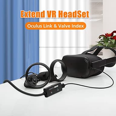 AGVEE [16.5ft / 5m USB 3.0 Active Extension Cable, USB3.0 Male to Female Extender Repeater Ultra Extra Long Booster Cord for Oculus VR, Valve, Xbox 360 Kinect, 2.5" 3.5" Portable Hard Drive, Black - Image 4