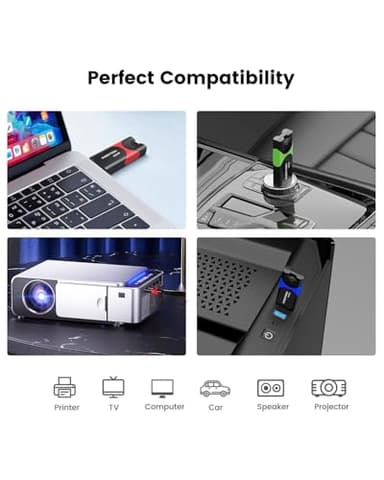 KOOTION 128GB Flash Drive 3 Pack USB Flash Drives Multicolor USB Drive Retractable Thumb Drive USB 2.0 Flash Drive Zip Drives High Speed Jump Drives with LED Indicator - 3Pack (Red, Green, Blue) - Image 7