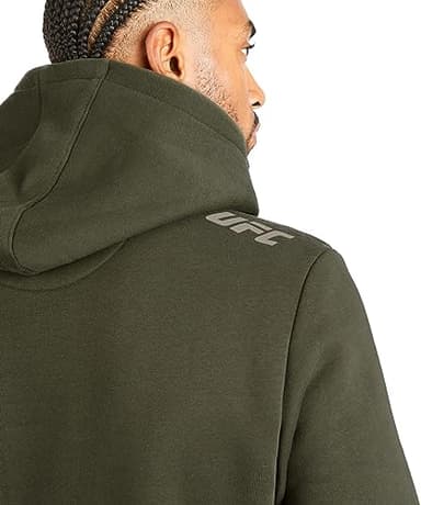 Venum Men's Standard UFC Adrenaline Fight Week Pullover Hoodie Green - Image 8