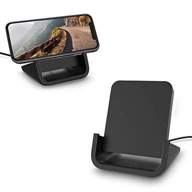 Wireless Charger YUWISS Wireless Charging Stand Cordless Charger 10/7.5/5W Compatible with iPhone 14 13 12/12 /11Pro Max/XR/XS Max/XS/X/8/8Plus Galaxy S22/S21/S9/S9+/S8/S8+ Note - Image 1