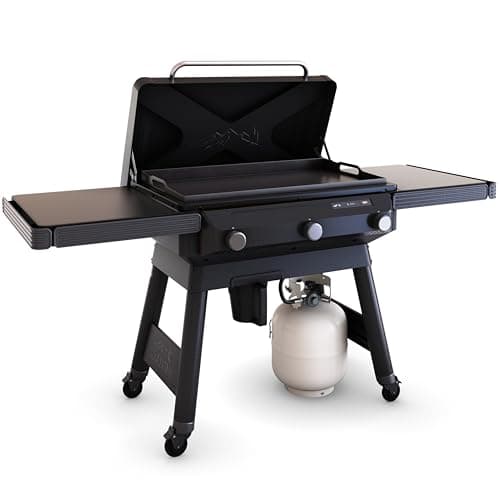 Traeger Grills Flatrock, 33 Inch Flat Top Griddle, Outdoor Gas Grill with 3-Zone TruZone Cooking, Even Heat, Fuel Sensor, and EZ-Clean Grease Management, Premium Propane Griddle for Outdoor Cooking - Image 1