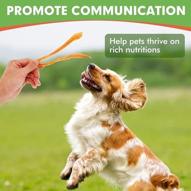 MON2SUN Dog Treats, Chicken Jerky Strips for Small Dogs, High Protein & Grain Free Snacks, Easy to Digest Training Treats (Chicken, 17.64 Ounce -Pack of 1) - Image 5