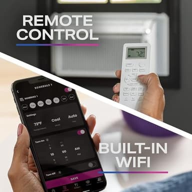 GE Profile 6150 BTU Smart Window Air Conditioner (Renewed) Bundle with 3 Year CPS Enhanced Protection Pack - Image 6