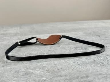 Premium Handmade Leather Eye Patch with Soft Foam Padding, Adult Eye Patch for Men and Women for Lazy Eye Therapy, Cosplay, and Pirate Costume (Brown, Left) - Image 5