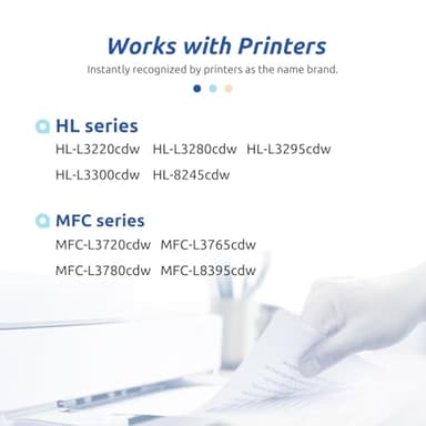 INK E-SALE TN229XL 229XL TN229 XL Compatible Toner Cartridge (with Chip) Replacement for Brother HL L3220CDW L3280CDW L3295CDW L3300CDW L8245CDW MFC L3720CDW L3765CDW L3780CDW Printers (4 Packs) - Image 3