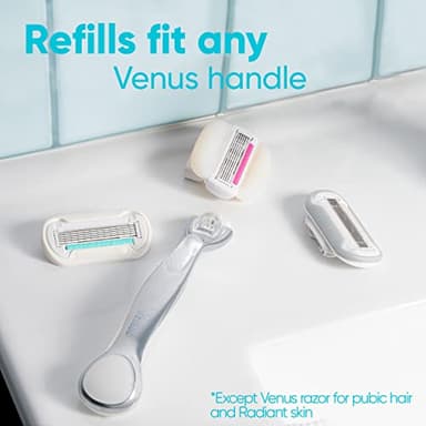 Gillette Venus Extra Smooth Charcoal Women's Razor Blade Refills, 6 Count - Image 8