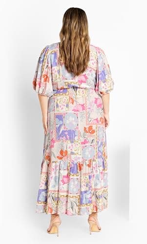 City Chic Women's Plus Size Maxi Dress-Flirtini, 12 - Image 4