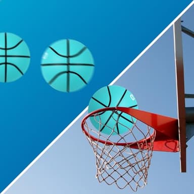 PECOGO Weighted Training Basketball 29.5" 2.2/3/3.3LBS Heavy Training Indoor Outdoor Basket Ball Hygroscopic Leather for Improving Handling Dribbling Passing and Rebounding Skill(Blue) (3 LBS) - Image 6