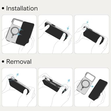 pitaka for iPhone 17 Pro Case 6.3" with Camera Control Button, Compatible with MagSafe, Ultra-Slim Case with Caseless Touch Feeling, 600D Aramid Fiber Woven, Black/Grey(Twill) - Image 9