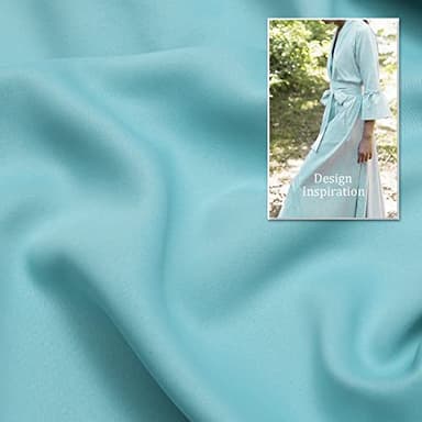 DUALIFE Aqua Curtains for Living Room Bedroom Light Blocking Window Curtains Triple Weave Room Darkening Curtain Panels Thermal Insulated Grommet Top 52X45 - Image 4