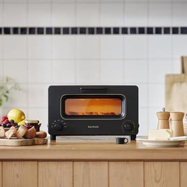 BALMUDA The Toaster | Steam Oven Toaster | 5 Cooking Modes: Sandwich Bread, Artisan Bread, Pizza & Pastry, Oven | Precise Heat Control | Steam Technology | Baking Pan | US Version | Black - Image 2