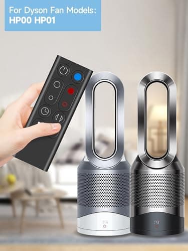 New Replace Remote Control for Dyson Pure Hot+Cool HP00 HP01 Air Purifier Heater and Fan (Black) - Image 2