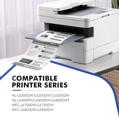 Toner Bank Compatible Toner Cartridge Replacement for TN880 TN 880 for HL-L6200DW MFC-L6700DW MFC-L6800DW HL-L6200DWT HL-L6300DW MFC-L6900DW Super High Yield Printer (Black, 2-Pack) - Image 2