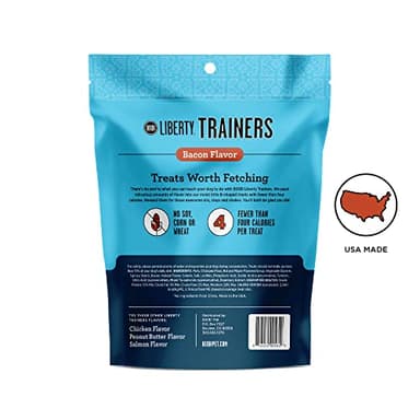 BIXBI Liberty Trainers, Bacon (12.5 oz, 1 Pouch) - Small Training Treats for Dogs - Low Calorie and Grain Free Dog Treats, Flavorful Pocket Size Healthy and All Natural Dog Treats - Image 2