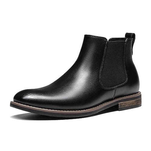 Bruno Marc Men's Classic Chelsea Ankle Dress Boots,Size 14,Black,URBAN-06-1 - Image 1