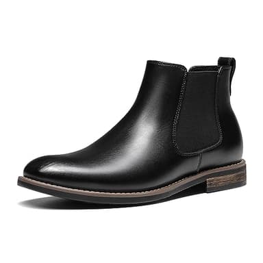 Bruno Marc Men's Classic Chelsea Ankle Dress Boots,Size 14,Black,URBAN-06-1 - Image 1