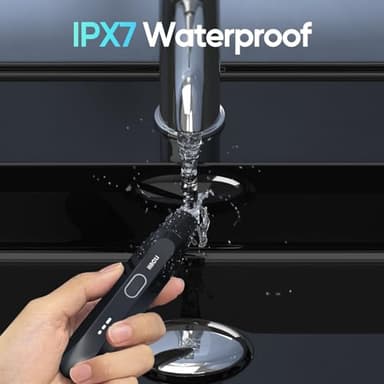 HACLI Nose Hair Trimmer for Men Women - Electric Nose Hair Clipper with Replaceable Stainless Steel Blade, Powerful 8000RPM Motor, Wet/Dry Use, Travel Lock, Portable Design USB Rechargeable - Image 5