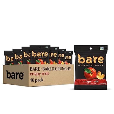 Bare Baked Crunchy, Apples Fuji & Reds, 0.53 Ounce (Pack of 16) - Image 1