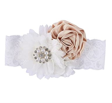 Bow Dream Baby Flower Girl Dresses Lace Bowknot Wedding Pageant Formal Tutu Gown Gold 0-3 Months - Image 7