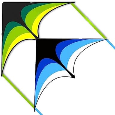 Mint's Colorful Life Delta Kite for Kids & Adults, Extremely Easy to Fly Kite, Best Kites for Beginner - Image 3