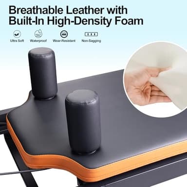Pilates Reformer,Dpiolrcag Foldable Pilates Machine & Equipment for Home Use and Gym Workout, Suitable for Advanced and Beginners Users, Up to 250 lbs Weight Capacity - Image 3