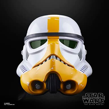 STAR WARS The Black Series The Mandalorian Artillery Stormtrooper Premium Electronic Helmet - Image 7