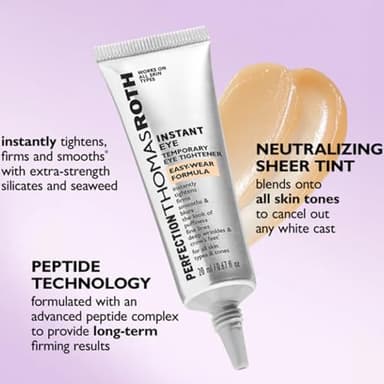 Instant FIRM No-Filter Firming Primer, Instant Eye Tightener, Face Tightening & Smoothing Primer, Reduces Fine Lines & Wrinkles, Long-Lasting Matte Finish (One Set) - Image 3