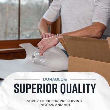 Bryco Goods Packing Paper Sheets for Moving - 20lb - 640 Sheets of Newsprint Paper - Must Have in Your Moving Supplies - 27" x 17" - Made in USA - Image 3