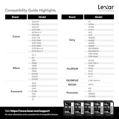 Lexar 512GB Professional Silver SD Card, UHS-I, C10, U3, V30, 4K, Up to 205/140 MB/s SDXC Memory Card, for Professional Photographer, Videographer, Enthusiast (LSDSILV512G-BNNNU) - Image 6