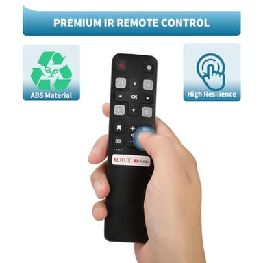 Replacement Remote Control Only for All TCL TV, Compatible for All TCL Android 4K UHD Smart TV(Without Voice Command) - Image 5