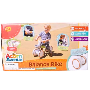 Baby Balance Bike for 1 Year Old Boys Girls 12-24 Month Toddler Balance Bike, Storage Basket, 4 Wheels and Adjustable Seat, Toddler First Bike, First Birthday Gifts - Image 7