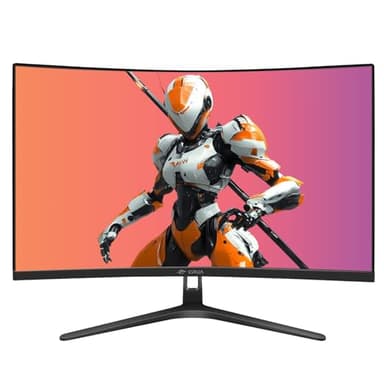 CRUA 27" Curved Gaming Monitor, 280Hz FHD (1920X1080P), 1800R VA Panel, 120% sRGB, Support AMD FreeSync, Low Blue Light, Ultra-Smooth Esports Display, HDMI 1.4 & DP 1.2, Wall Mountable Installs-Black - Image 2