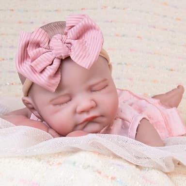 Aori Reborn Baby Dolls Realistic - Lifelike 20 Inches Newborn Baby Doll Girls with Poseable Limbs and Feeding Kit Included, Nice Gift for Kids 3+ - Image 2