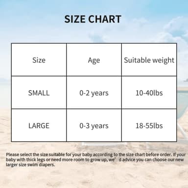 ALVABABY Swim Diapers 2pcs Baby & Toddler Snap One Size Reusable Adjustable Baby Boys' Swim Diapers for Swimming Lessons SW18-21 - Image 4