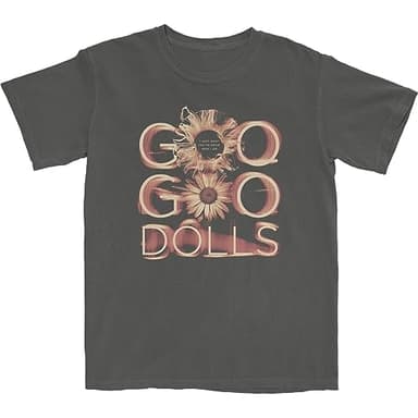 Goo Goo Dolls IRIS Flower Exclusive T-Shirt, Charcoal