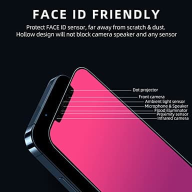 EGKimBa Privacy Screen Protector compatible with iPhone 11 or iPhone XR, 6.1 inch Gradient Colorful Electroplated Anti-Spy Anti-Blue Light Easy Installation Tempered Glass - Image 9