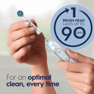 Oral-B Genius X Limited Rechargeable Electric Toothbrush with 1 Replacement Brush Head, Travel Case, White - Image 6
