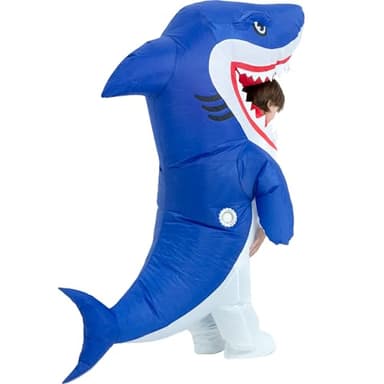 One Casa Blow Up Party Costume,Inflatable Costumes for Kids, Full Body Shark Costume,Halloween Costumes for Boys Girls (4-5YRS) - Image 6