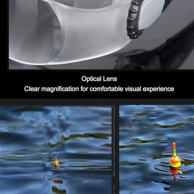 Binoculars Glasses, Opera Handsfree Binocular Telescope, 4X Magnification, Adjustable Focus Distance, for Outdoor Bird Watching Fishing Concerts (Hyperopia Version) - Image 5