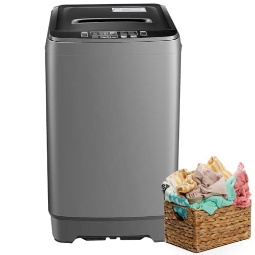 YASHE 17.6Lbs Portable Washing Machine, 1.12 Cu.Ft Tub Washer and Dryer Combo with Drain Pump, Full-Automatic LED Display Compact Washers, 10 Wash Cycles Washer and Dryer for Apartment, Home, RV, Dorm - Image 1