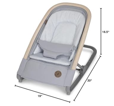 Maxi-Cosi Kori 2-in-1 Baby Bouncer Seat for Infants, Baby Rocker Chair, Portable Baby Bouncer, Classic Slate - Image 11