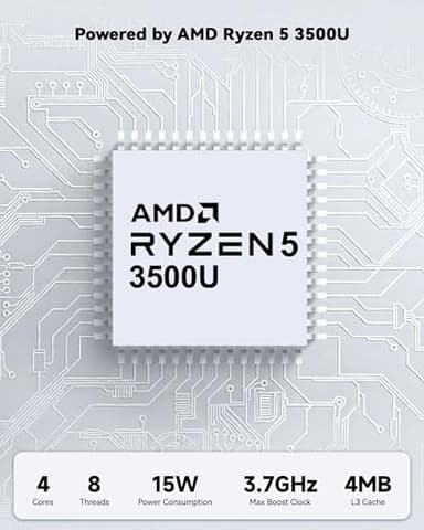 NIMO 15.6'' IPS FHD-Student-Laptop, 32GB RAM 1TB SSD AMD Ryzen 5(Beat i5-1135G7, 4 Cores Up to 3.7GHz) Computer with 65W Type-C, 2 Years Warranty, Fingerprint, Backlit Keyboard, BT5.2, Numpad, Blue - Image 2