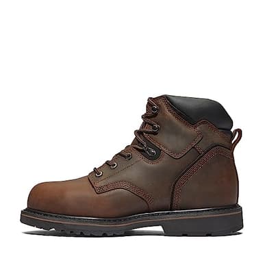 Timberland PRO Men's Pit Boss 6 Inch Steel Safety Toe Industrial Work Boot, Brown-2024 New, 10 W - Image 7