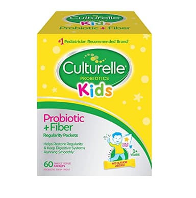 Culturelle Kids Probiotic + Fiber Packets (Ages 3+) - 60 Count - Digestive Health & Immune Support - Helps Restore Regularity - Image 1