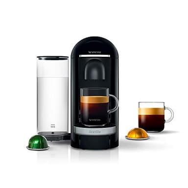 Nespresso Vertuo Plus Deluxe Coffee and Espresso Maker by Breville, Black - Image 1