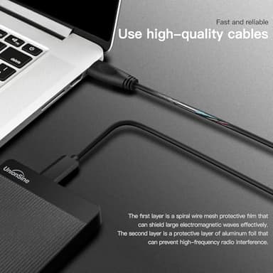 UnionSine 1TB Ultra Slim Portable External Hard Drive HDD-USB 3.0 for PC, Mac, Laptop, PS4, Xbox one, Xbox 360-HD2510(Black) - Image 6