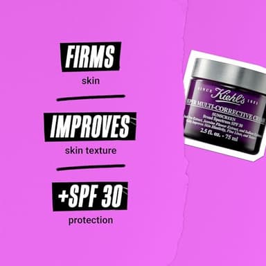 Kiehl's Super Multi-Corrective Cream SPF 30, Anti-aging Face Moisturizer for All Skin Types, UV Sunscreen Protection, Reduces Fine Lines & Wrinkles, Firms Skin, Improves Skin Texture - 2.5 fl oz - Image 3